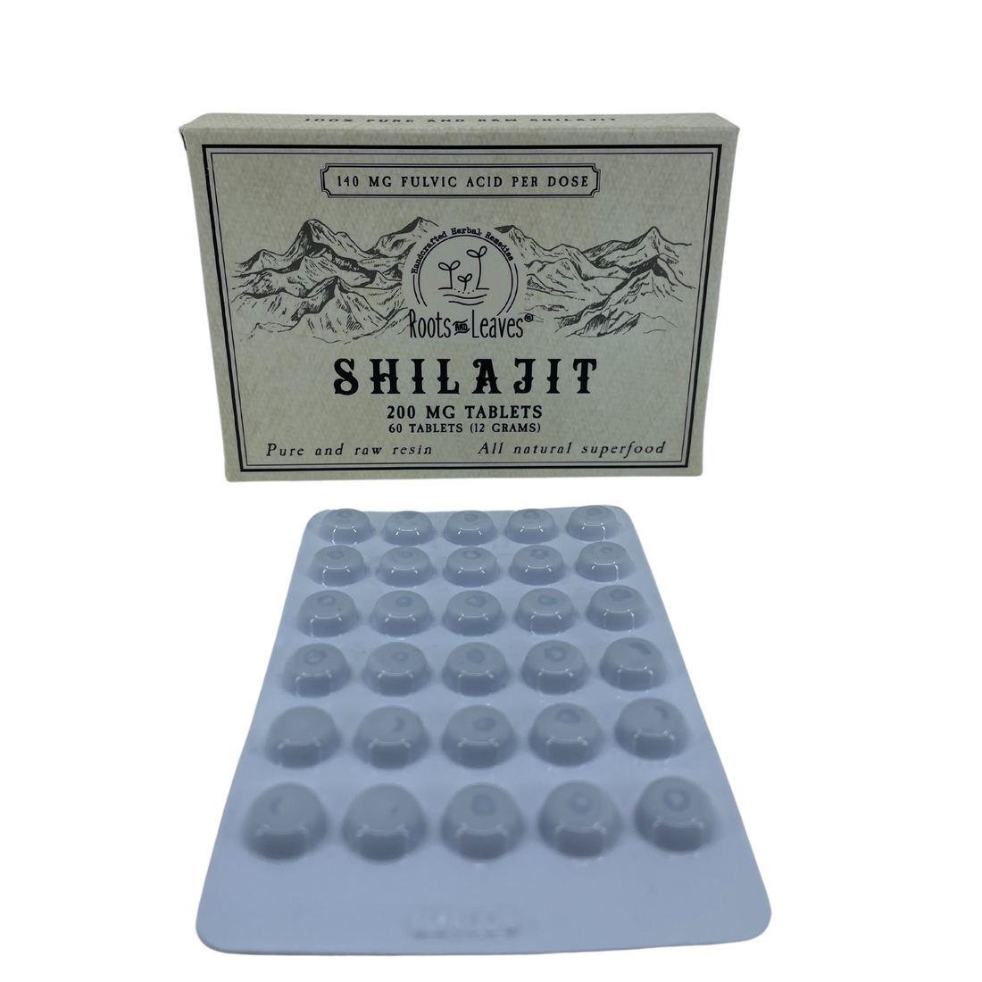 Pure Shilajit Tablets 60ct. - 60 doses