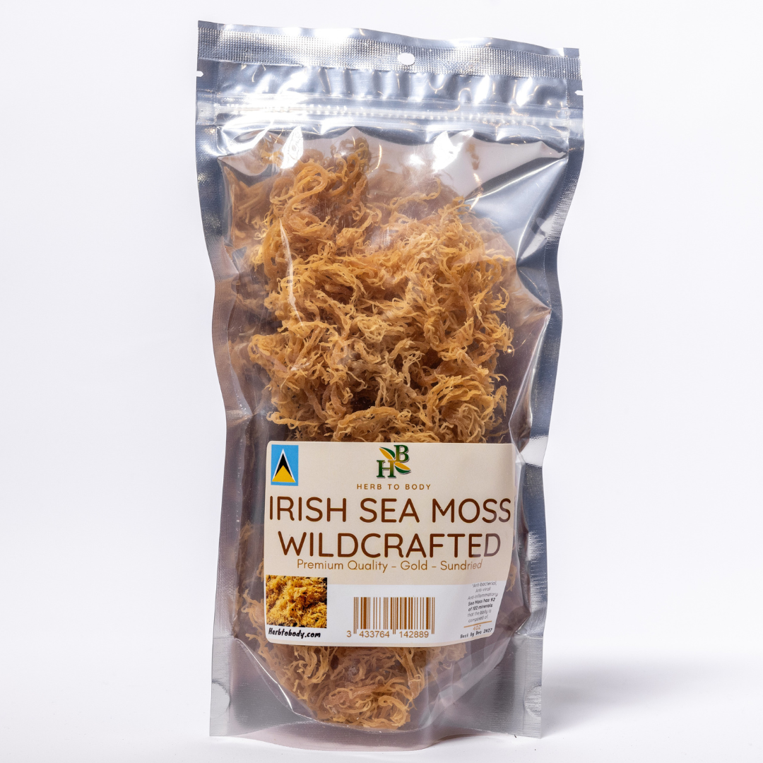 Gold Irish Sea Moss | Premium Quality St Lucia